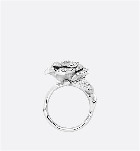 Medium Rose Dior Bagatelle Ring